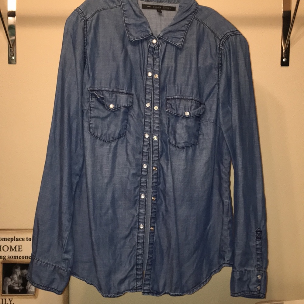 Jean button up